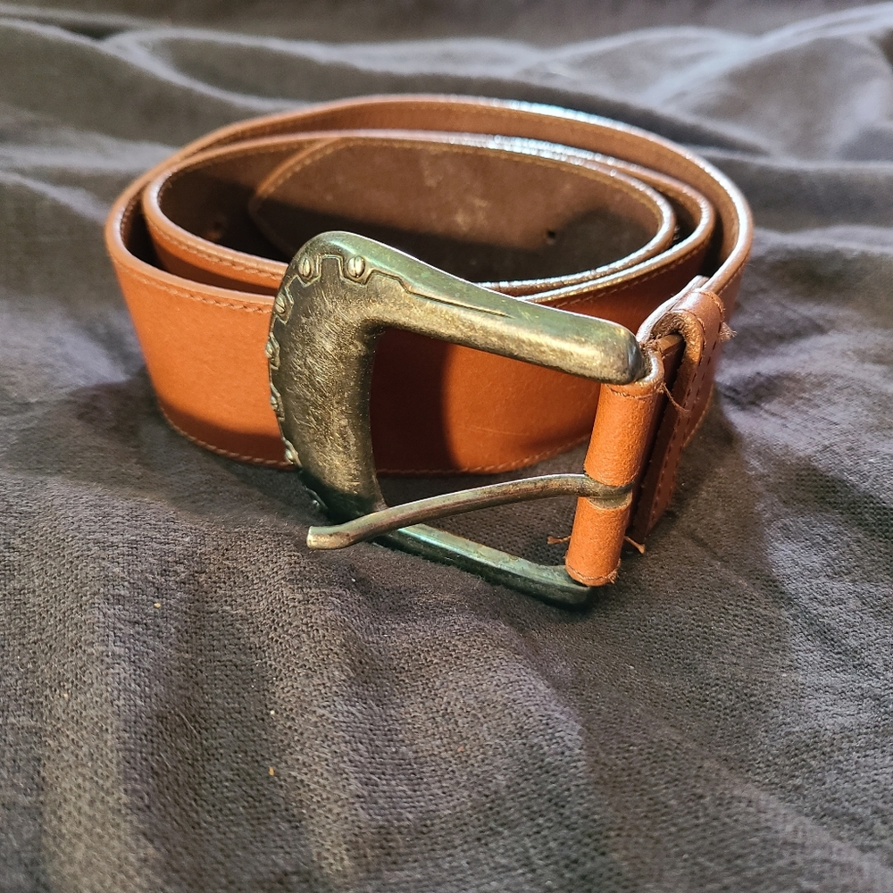 Linea Pelle Brown Leather belt Medium